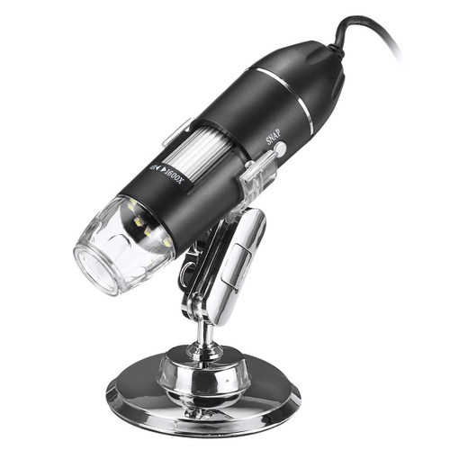 Microscope Adapter 1600X 2MP 1080P Handheld Digital Microscope Magnifier Camera with 8LEDs Microscope Accessories (Magnification : 500X)