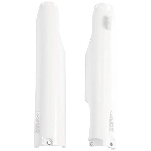Acerbis Lower Fork Cover Set White for Yamaha WR450F 2011-2018