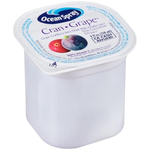 Ocean Spray Cran-Grape Juice Cups 4 Ounce (Pack of 48) Ocean Spray Cran-Grape Juice Cups 4 Ounce (Pack of 48)
