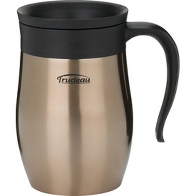 Trudeau Stainless Steel Endure Desk Mug, 16 oz, Copper