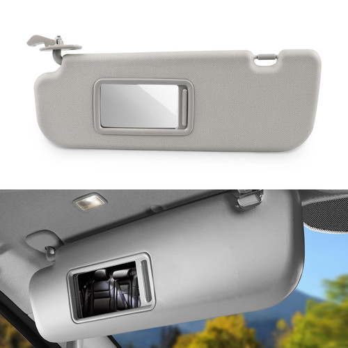 JDMON Left Driver Side Sun Visor Compatible with Hyundai Veloster 2012 2013 2014 2015 2016 Replaces 852103X000TX Left Driver Side (Gray)