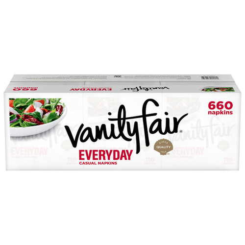 Vanity Fair Lunch Napkins, 660 Count (white, 2)