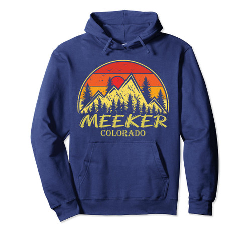 Vintage Meeker Colorado CO Mountains Hike Hiking Souvenir Pullover Hoodie Vintage Meeker Colorado CO Mountains Hike Hiking Souvenir Pullover Hoodie
