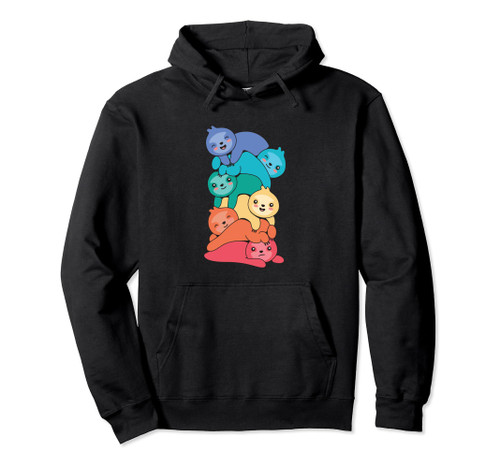 Rainbow Flag Gay Pride LGBTQ Sloth Pullover Hoodie