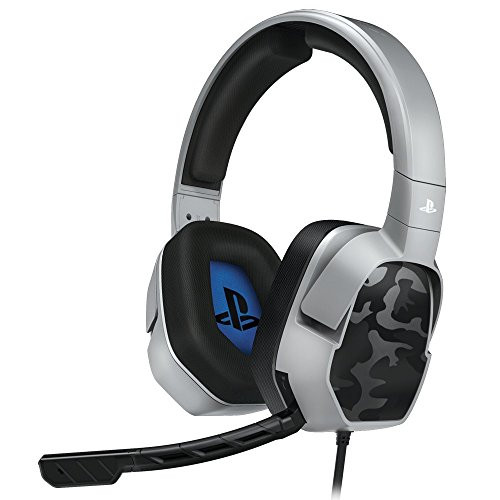 PDP PS4  LVL 3 Stereo Gaming Headset 051-032-NA-YCAM, Grey Camo