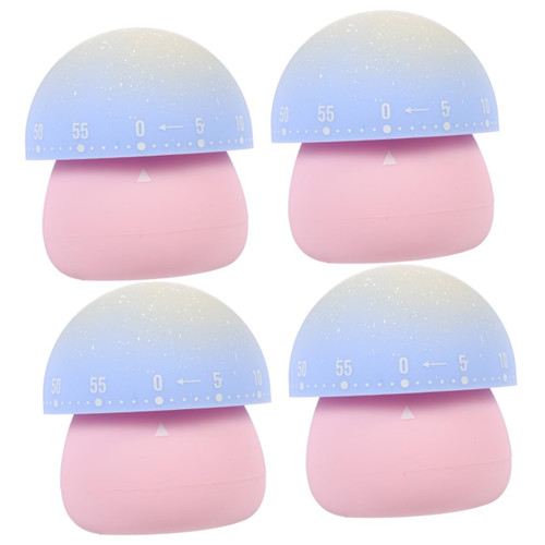 Zerodeko 4pcs Kitchen Timer Clock for Kids Egg Boiler Timer Wind up Alarm Clock Kitchen Clock Timer Alarm Clocks for Kids Egg Timer for Kids Tomato Timer Cute Cartoon Student Abs Manual