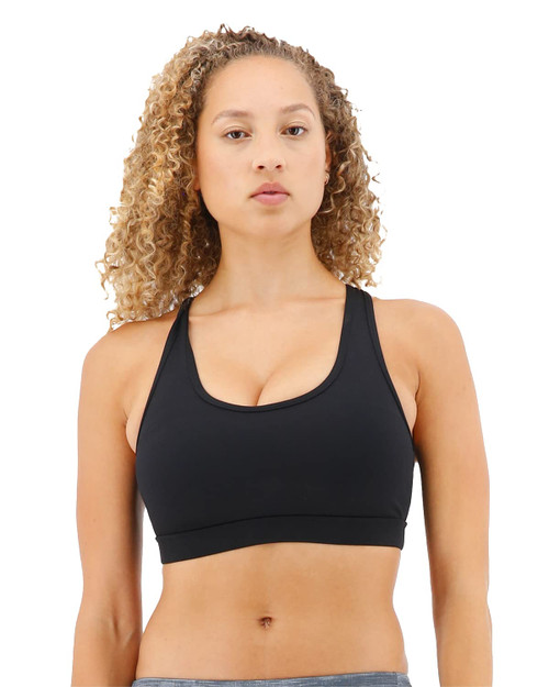 TYR Women's Standard Durafast Elite Lyn Racerback Swim Top, Black, 12