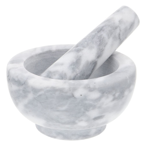 Healifty Garlic Crusher 1 Set Marble Garlic Jar Mortar Medicine Tools Masher for Garlic and Marble Garlic Paste Device Garlic with Stick Household Garlic Pounder Food Garlic Masher