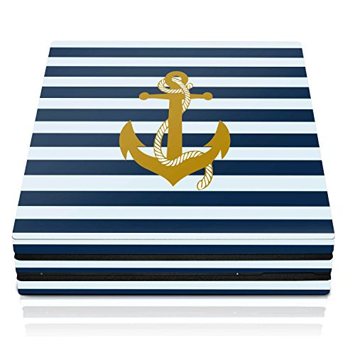 Controller Gear PS4 Pro Console Skin - Nautical Horizontal - PlayStation 4