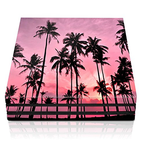 Controller Gear PS4 Pro Console Skin - Palm Trees Pink Horizontal - PlayStation 4