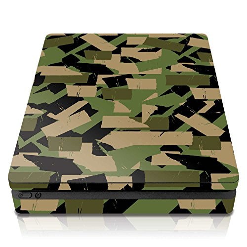 Controller Gear PS4 Slim Console Skin - Forest Torn Tape Horizontal - PlayStation 4