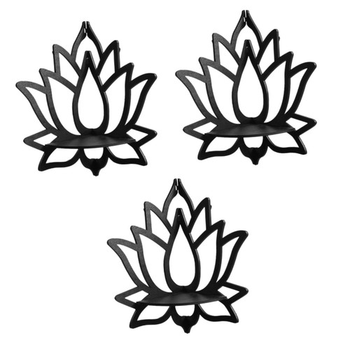 PRETYZOOM 3pcs Lotus Wall Storage Rack Crystal Candle Holders Rack Shelf Home Decor Wall Hanging Bookshelf Decor Floating Cabinet for Wall Hanging Shelf Wood Household Organizer PRETYZOOM 3pcs Lotus Wall Storage Rack Crystal Candle Holders Rack Shelf Home Decor Wall Hanging Bookshelf Decor Floating Cabinet for Wall Hanging Shelf Wood Household Organizer