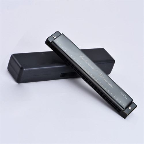 BAFAFA 24-Hole Polyphonic C Harmonica Student Adult Beginner Entry-Level Wind Instrument Harmonica Musical Instrument Harmonica (Color : 1)