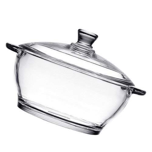 COLLBATH Non-stick Frying Pan Griddle Clear Milk Pot Ceramic Pot Cooking Shabu Hot Enamel Tea Kettle Fry Pan with Lid Essentials Soup Pot Noodle Pot Non Stick Glass Baby Soup Bowl