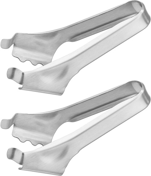 Kitchen Tongs? Serving Tongs?Frying Tongs?Cooking Food Tongs 2pcs BBQ Clip Stainless Steel Food Clamp Kitchen Meat Clamp Kitchen Bread Tong (Color : Silver, Size : 11.1X3X4CM) Kitchen Tongs? Serving Tongs?Frying Tongs?Cooking Food Tongs 2pcs BBQ Clip Stainless Steel Food Clamp Kitchen Meat Clamp Kitchen Bread Tong (Color : Silver, Size : 11.1X3X4CM)