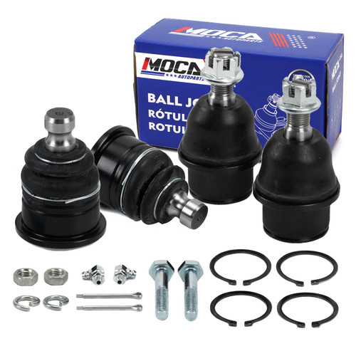 MOCA 4Pcs Front Ball Joints Fit 2004-2007 for Buick Rainier, 2002-2009 for Chevrolet Trailblazer, 2002-2009 for GMC Envoy, 2003-2008 for Isuzu Ascender, 2005-2009 for Saab 9-7x
