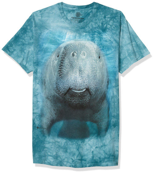 The Mountain Bf Manatee Adult T-Shirt, Teal, 2XL The Mountain Bf Manatee Adult T-Shirt, Teal, 2XL