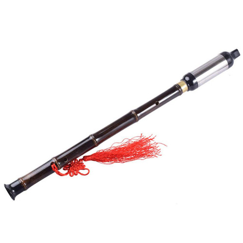 LCJQ Flute Bamboo Flute 1Pc Bamboo Flute Ethnic Instrument Black Bamboo Flute Beginners to Professional Bamboo Flute C Flute Musical Instrument (Color : A)