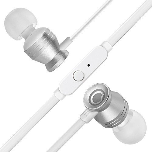 Earbuds, GGMM Wired Earphones Noise Isolating Headphones Earbuds with Microphone Heavy Deep Bass Earphones Ear Buds, in Ear Headphones Fits All 3.5mm Interface Device