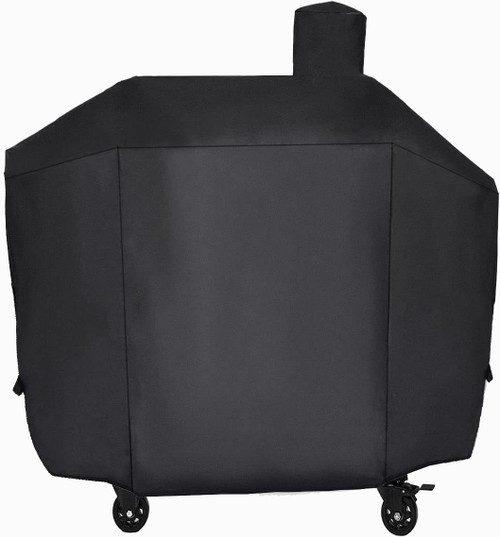Blackhoso Grill Cover for Pit Boss Platinum Laredo 1000 Wood Pellet Smoker Grill, 600D Heavy Duty Waterpoorf Outdoor Fade Resistant BBQ Grill Cover for Pit Boss, Barbecue Accessory