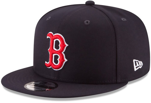 New Era MLB 9FIFTY Adjustable Snapback Hat Cap One Size Fits All (Boston Red Sox Navy) New Era MLB 9FIFTY Adjustable Snapback Hat Cap One Size Fits All (Boston Red Sox Navy)