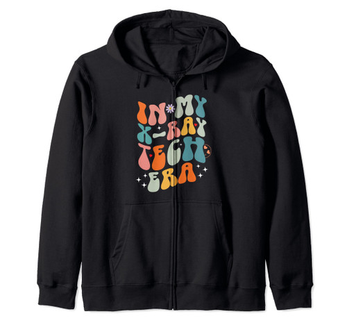 In My Xray Tech Era Radiologic Technologist Radiology X-Ray Zip Hoodie