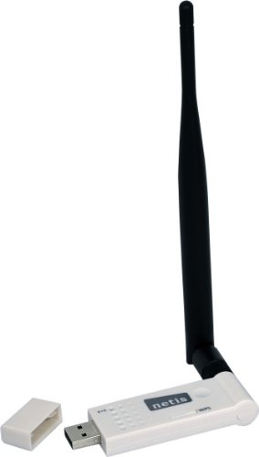 Netis WF2119 Wireless N150 Long-Range USB Adapter, Supports Windows, Mac OS, Linux, 5dBi High Gain Antennas