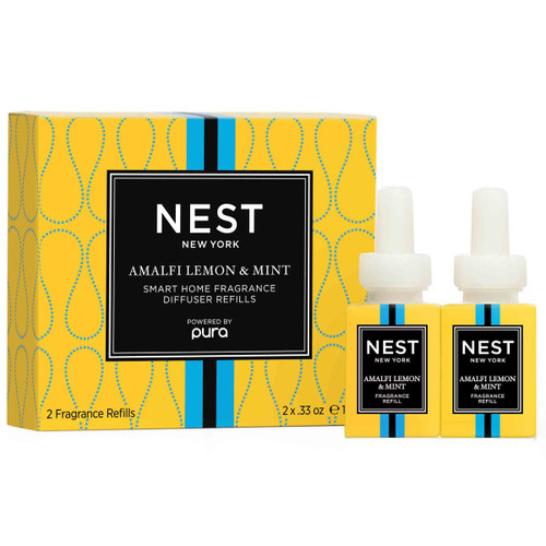 NEST New York Amalfi Lemon & Mint Smart Home Fragrance Diffuser Refill, Set of 2 - Smart Vials