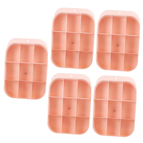 Ciieeo 5pcs Compartment Storage Box Hanging Drawers for Closet Clothing Wall Mounted Shelves for Storage Closet Sock Organizer Socks Wall Storage Student Storage Box Rack Pp Wall Hanging