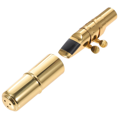Vaguelly Saxophone Tenor Saxophone Head Alto Saxophone Beginner Saxophone And Ligature Saxophone Gifts Saxophone Ligature Flute for Kids Sax Kit Child Metal Supplies