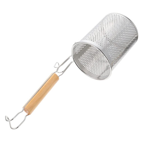 french fries basket 1pcs Strainer Basket Mesh Fry Skimmer Pasta Noodle Colander Spoon Frying Steel Deep Stainless Pot Fried Cooking Basket fried food basket