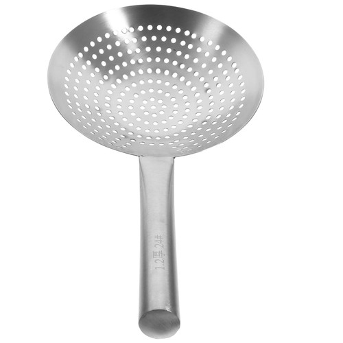 Skimming Spoon Large Stainless Steel Colander Kitchen Cooking Skimmer Ladle Pasta Food Strainer Spoon Slotted Strainer Ladle For Deep Frying Utensil