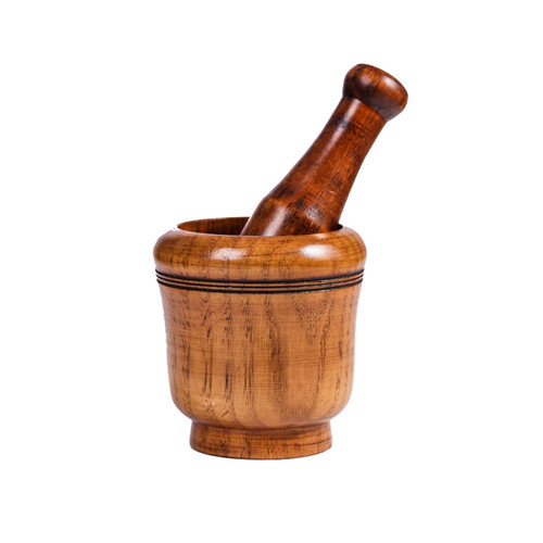 KaAfaL Mortar and Pestle,herb Grinder,Mortar and Pestle Wooden Mortar and Pestles?Handmade Mortar and Pestle?Spice Tools Grinding Bowl Set? Kitchen Accessory for Home Cooking Tool Grinder Spice Herb G