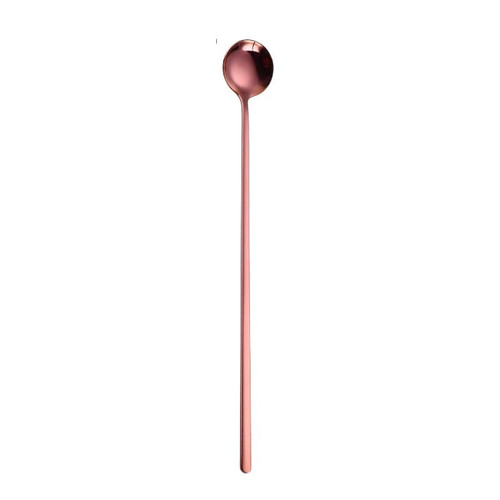 MIKMAX Tea Spoons Stainless Steel Long Handle Tea Spoon Ice Cream Dessert Coffee Spoon Teaspoons Tableware Kitchen Supplies