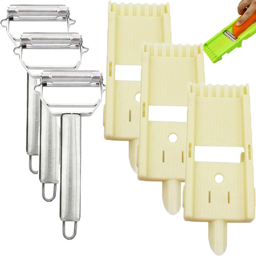 Zestio Peeler, Zestio Tool, Multi Potato Peeler Zestio, Zestio Peeler Set, Vegetable Peeler, Multi Peelers for Kitchen Zestio, Veggie Slicer, For Small Job in Kitchen (White *3)