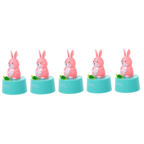 MAGICLULU 5pcs Cooking Timer Egg Timer for Children Mechanical Timer Kids Baking Timer Kitchen Decor Timer for Cooking Kitchen Timers for Seniors Visual Timer Radish Student Abs Portable