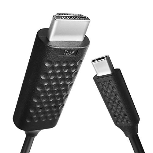 innowatt USB C to HDMI Cable(4K@60Hz), USB Type-C to HDMI Cable [Thunderbolt 3 Compatible] for MacBook Pro 2018/2017, MacBook Air/iPad Pro 2018, Surface Book 2, Samsung S10, and More - 8FT/2.
