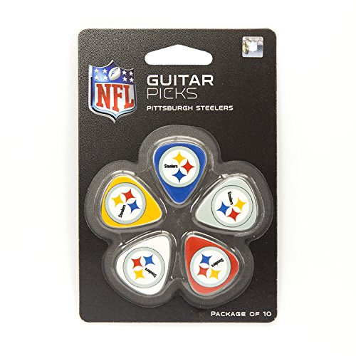 Woodrow Guitar by The Sports Vault NFL Pittsburgh Steelers Guitar Picks, 10 Pack Woodrow Guitar by The Sports Vault NFL Pittsburgh Steelers Guitar Picks, 10 Pack