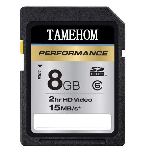PNY Performance Series 8 GB Class 6 15 MB/s Rated SDHC Flash Memory Card (P-SDHC8G6-GE)