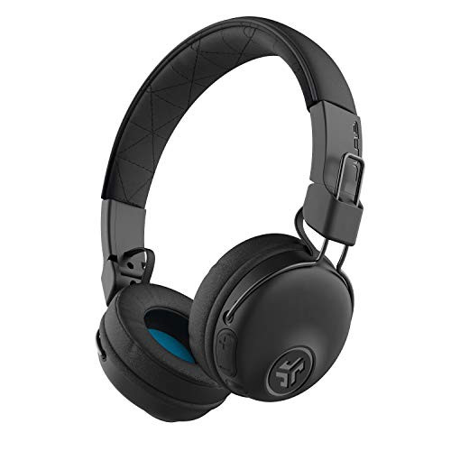 JLab Audio Studio Bluetooth Wireless On-Ear Headphones | 30+ Hour Bluetooth 5 Playtime | EQ3 Sound | Ultra-Plush Faux Leather & Cloud Foam Cushions | Track and Volume Controls | Black