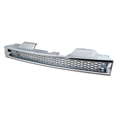 TLAPS 7422452548528 Compatible With 1990-1993 Honda Accord Chrome T-R Mesh Front Bumper Grill Grille