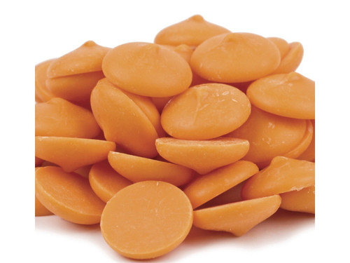 Merckens Coating Wafers Melting Wafers Orange color 5 pounds