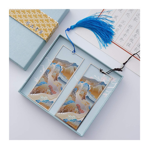 Saturey Bookmarks Metal Bookmark? Creative Bookmarks?Bookmark with Pendant and Tassel? Gifts for Bookworm Writers Relatives & Friends Book Marks for Book Lovers