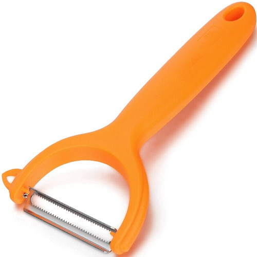 Kitchen Flat-mouth Peeler Melon and Fruit Stainless Steel Peeler Peeler Multi-function Vegetable Peeler Fruit Knife (Color : B)