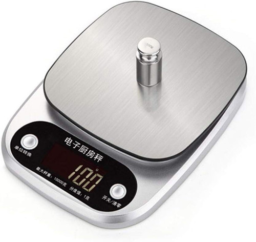 Food Nutrition High Precision Scale Kitchen Precision Stainless Steel Electronic Scale Household Baking Electronic Scale 10Kg/1G Durable