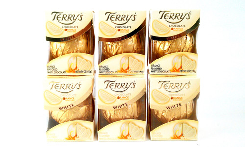 Terry's White Chocolate Oranges 5.18oz (Pack of 6)