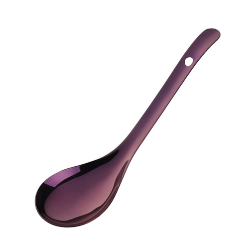 Ladles Stainless Steel Communal Spoon, Large Serving Spoon Rice Porridge Spoon Household Spoon Thickened Large Soup Spoon soup spoon (Color : D5)
