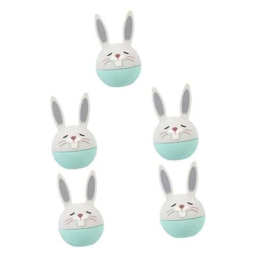 PRETYZOOM 5pcs Kitchen Timer Cube Timer Kitchen Cooking Timer Wind up Timer Manual Timer Classroom Timer Rabbit Toothbrush Kids Timer Kitchen Baking Timer Tool Abs Egg Boiler Work Mechanical