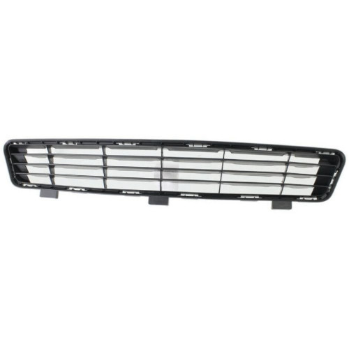 QIXINNET Bumper Grille Center Side Textured Black Plastic Grill 11466205