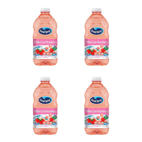 Ocean Spray White Cran Strawberry Juice 64 fl oz 4 Pack by Qualitatt